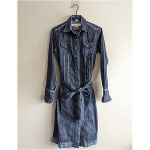 Ben Sherman Y2K Denim Dress with tie belt
